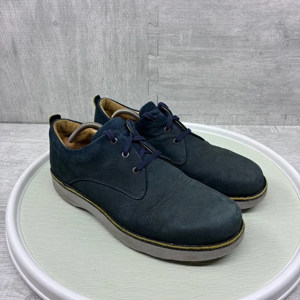 Samuel Hubbard Free Nubuck Oxford Shoes Mens 11 Blue Casual‎ Comfort Leather